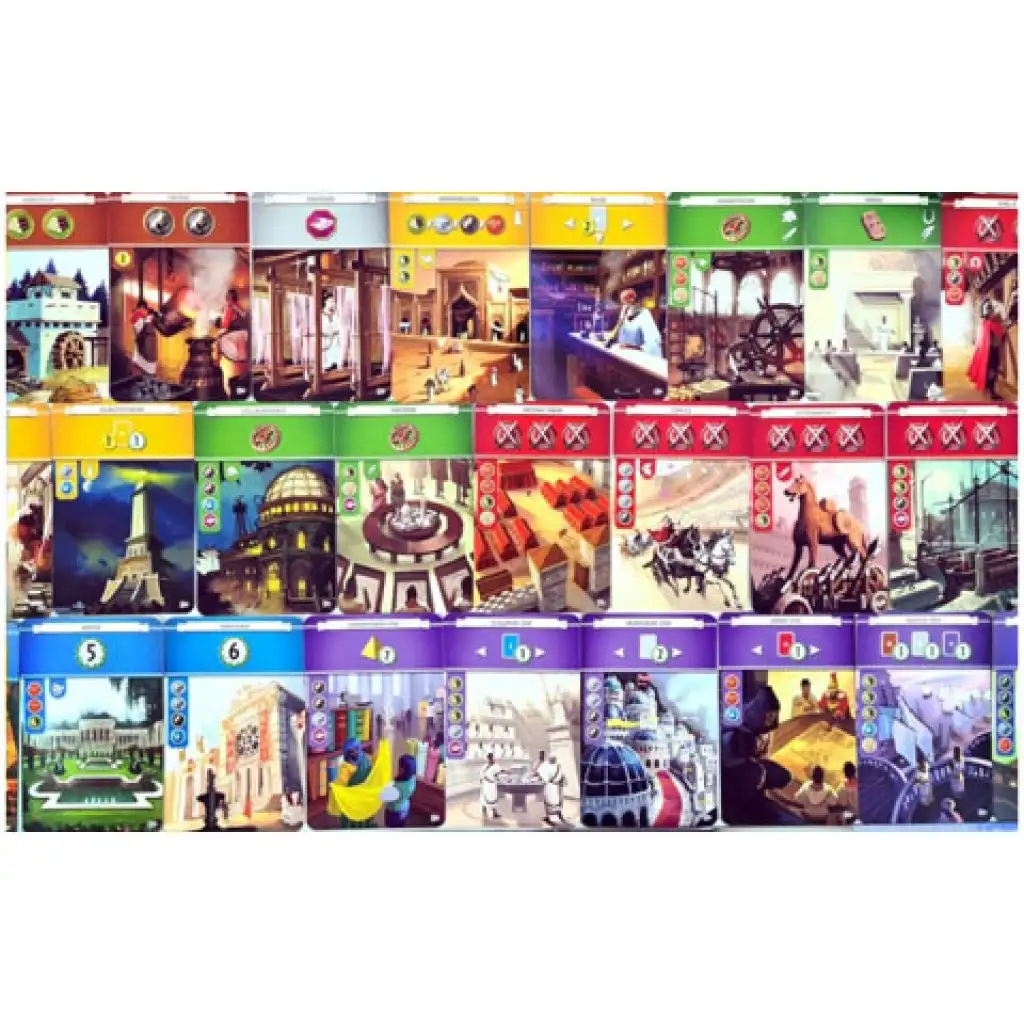 7 Wunder strategisches Brettspiel kép 3