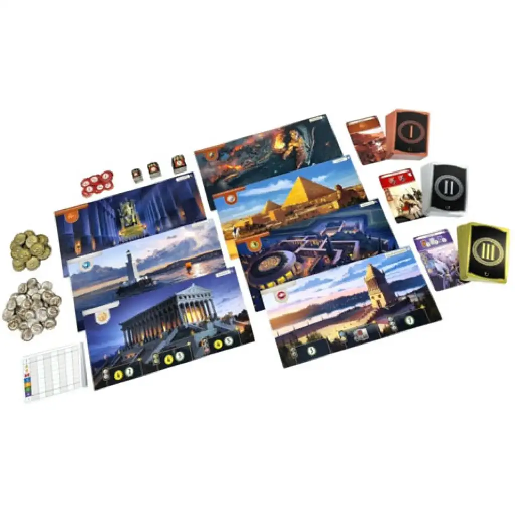 7 Wunder strategisches Brettspiel kép 4