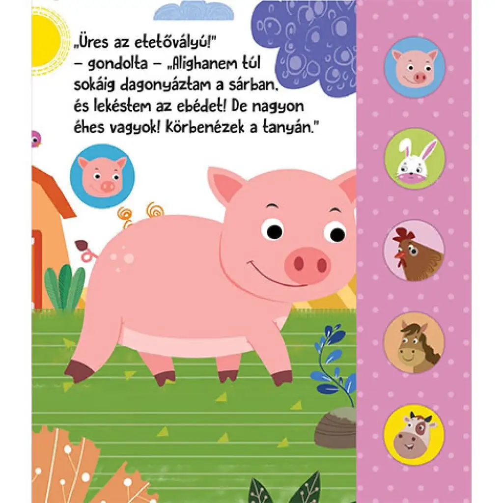Lautstarke Freunde - Ferkel und seine Freunde Babybuch kép 2