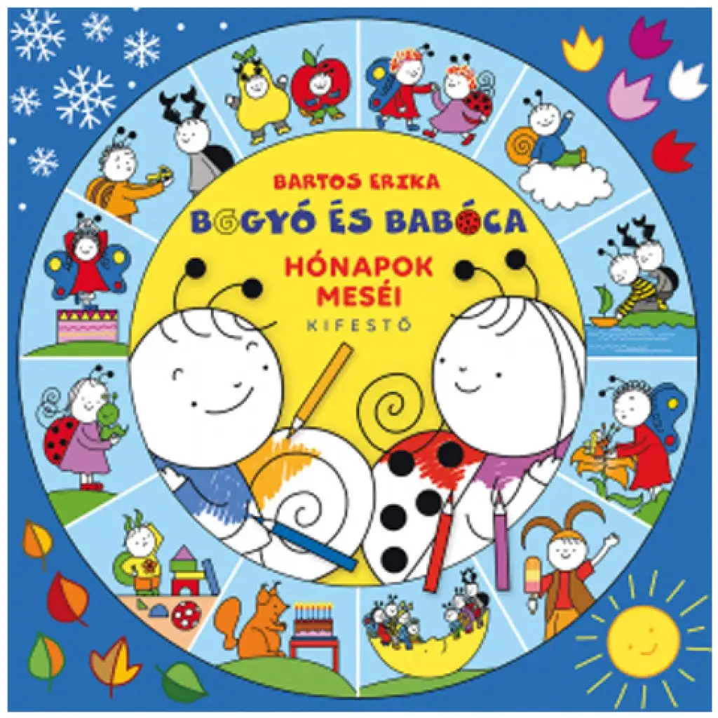 Bogyó und Babóca Monatsgeschichten Malbuch