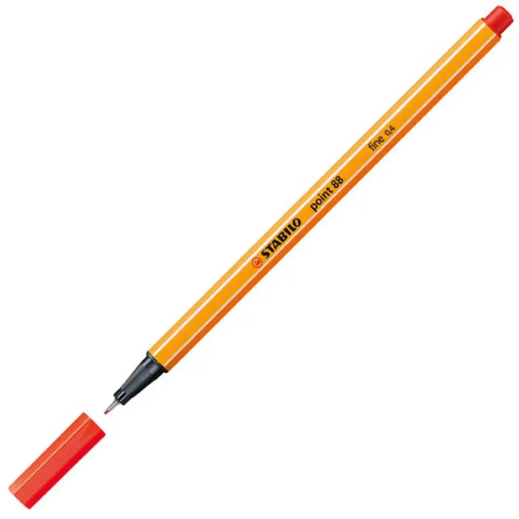 Stabilo: Point 88 világospiros tűfilc 0,4mm kép 1