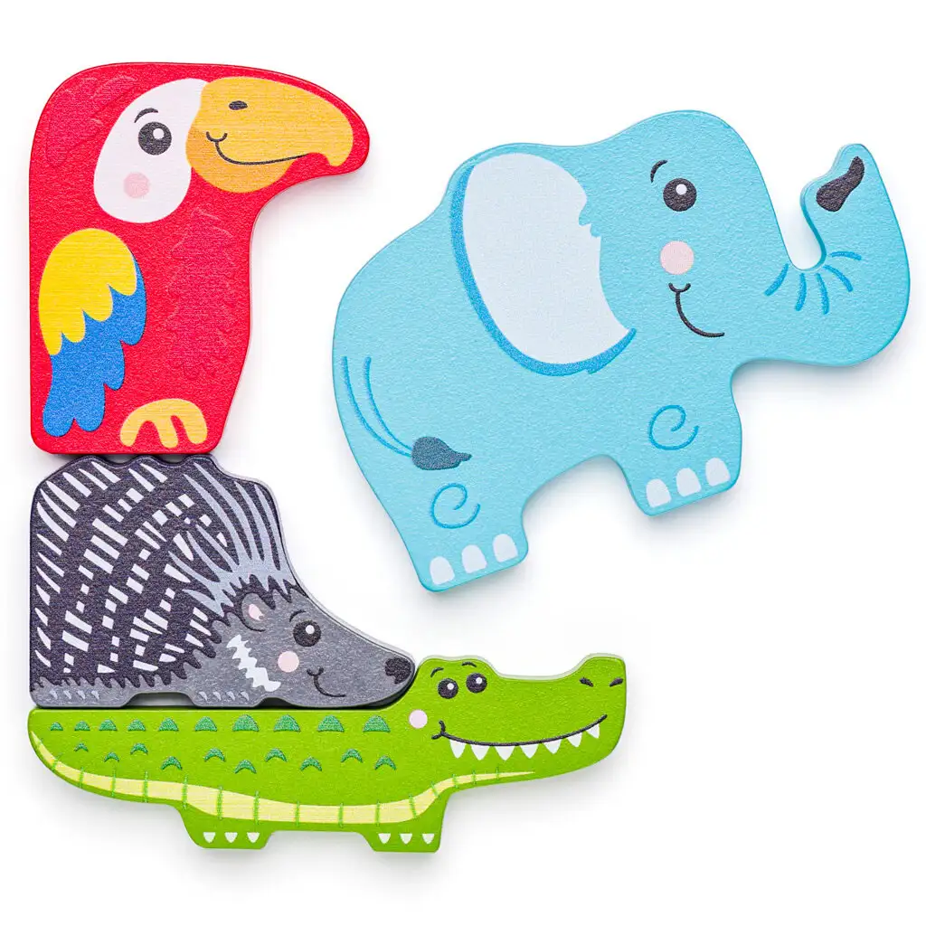 Tierform-Puzzle aus Holz - Woodyland kép 3