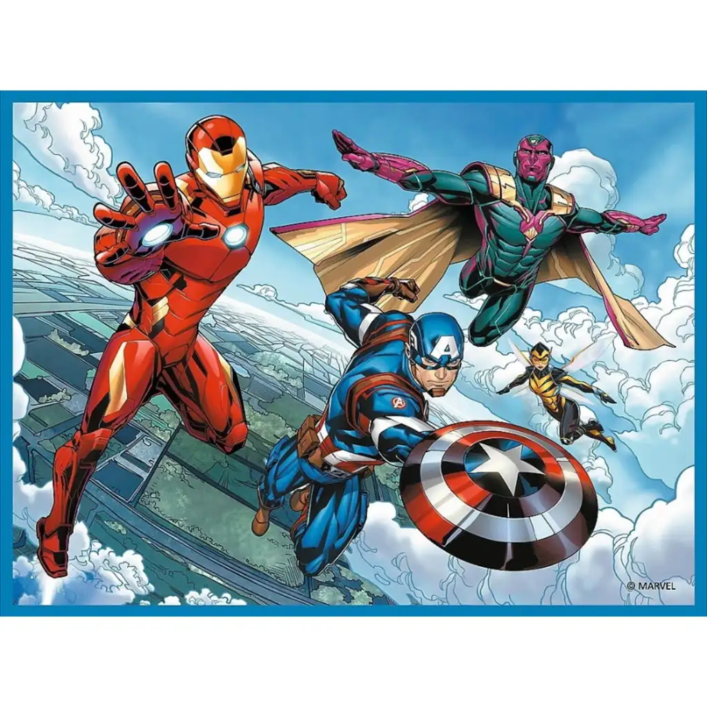 Marvel: Avengers Puzzle und Memory-Karten 2-in-1 Set - Trefl kép 2