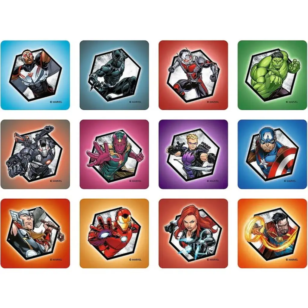 Marvel: Avengers Puzzle und Memory-Karten 2-in-1 Set - Trefl kép 4