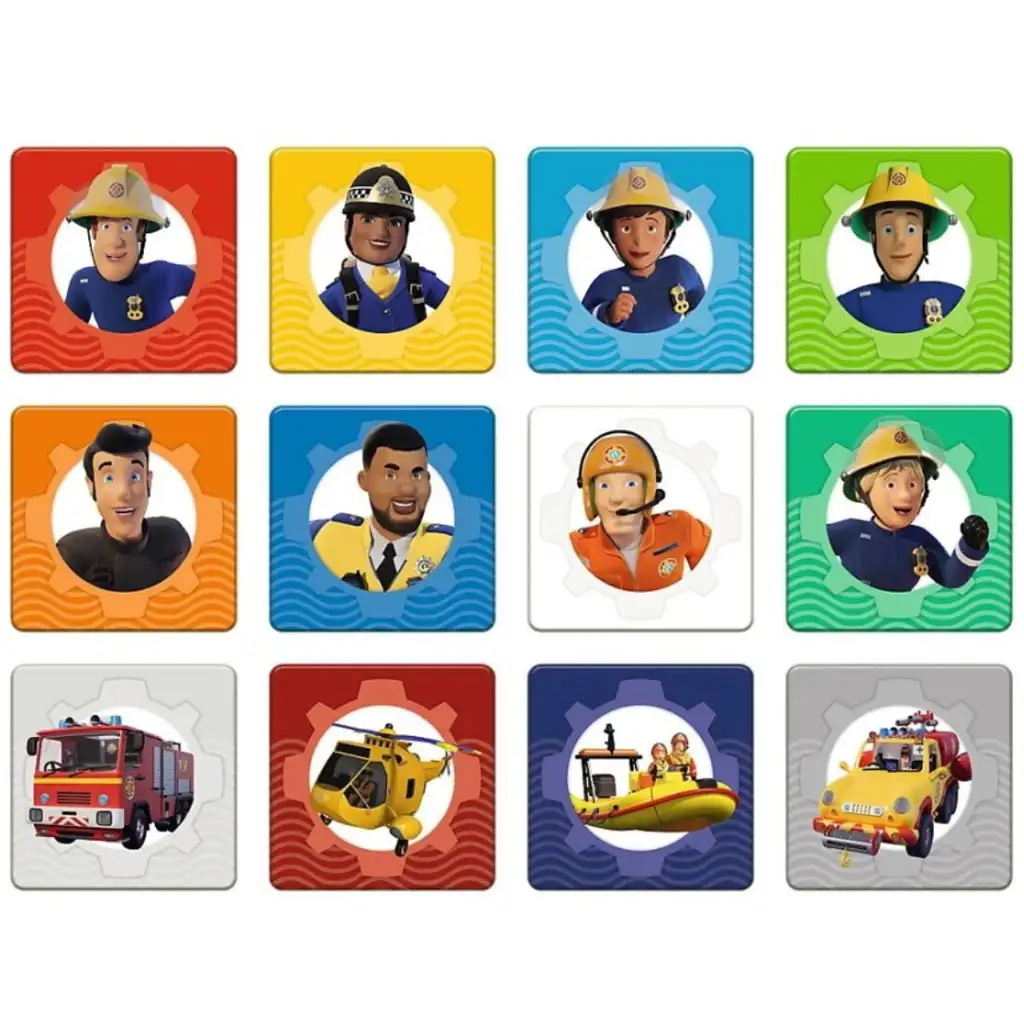 Sam der Feuerwehrmann Puzzle und Memokarten 2-in-1 Set - Trefl kép 4