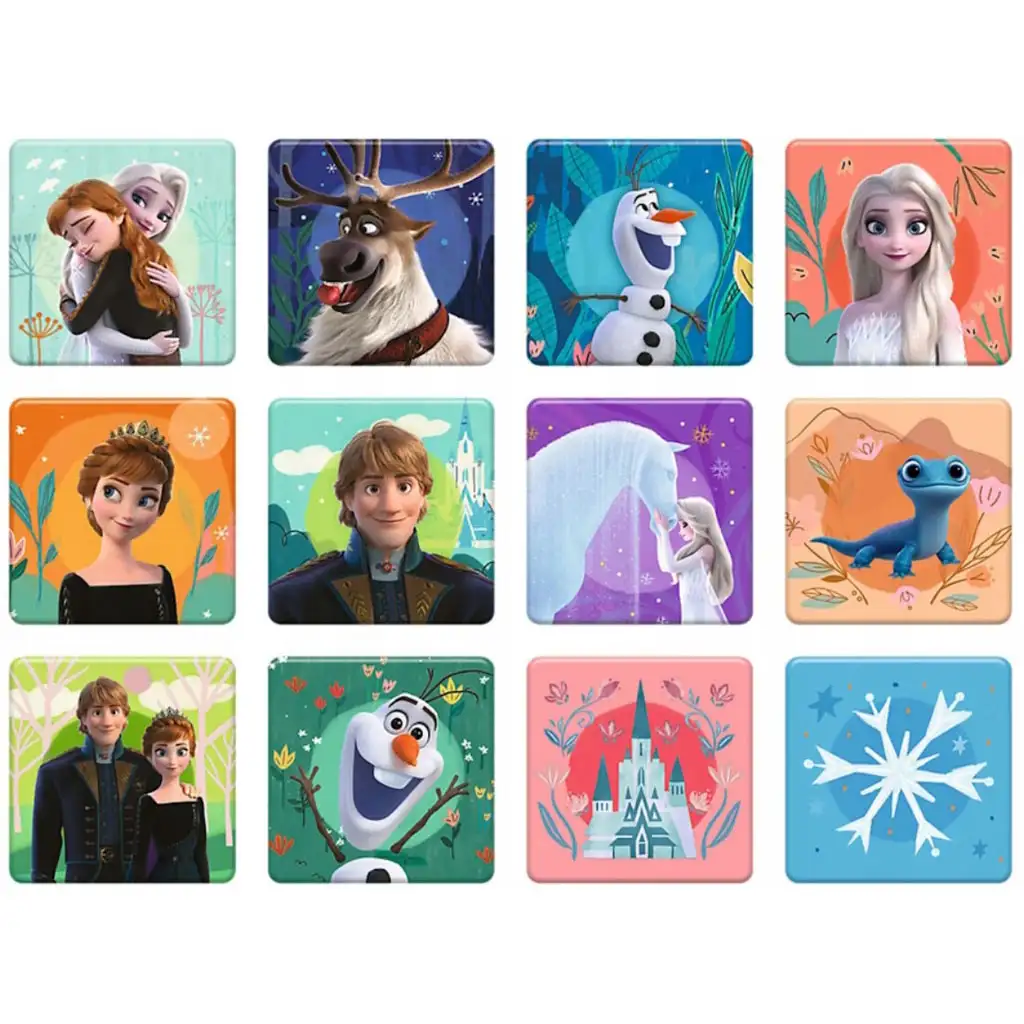 Disney: Die Eiskönigin 2 - Prinzessinnen in ihrem Land Puzzle und Memokarten 2-in-1-Set - Trefl kép 4