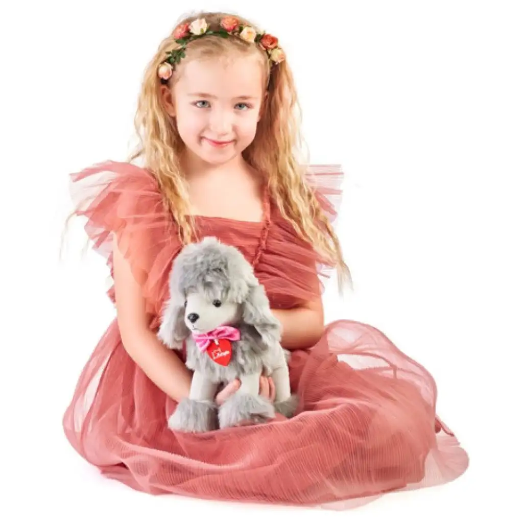 Lily grauer Pudel Plüsch 25cm - Lumpin kép 2