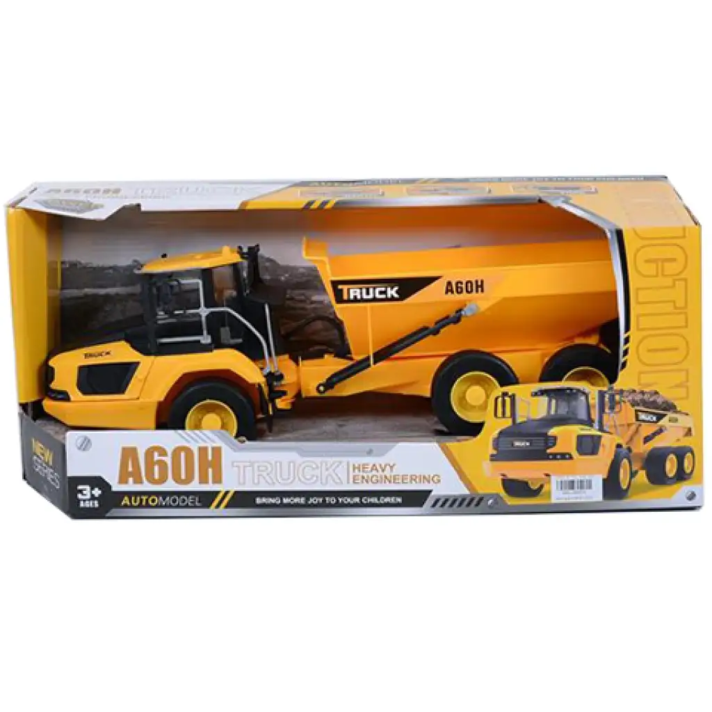 A60H dreiachsiger Bergbaukipper mit kippbarer Ladefläche 45cm