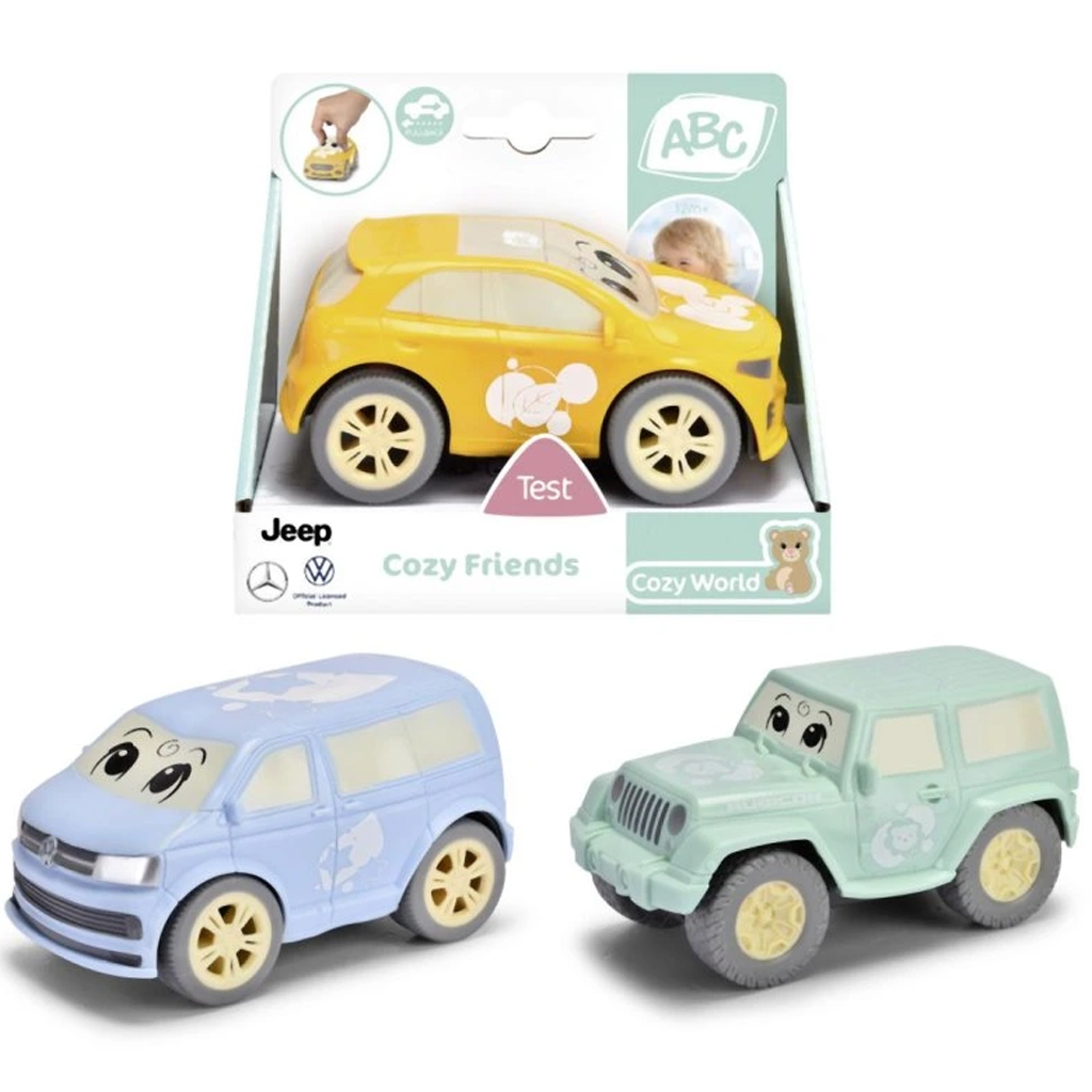 ABC Cozy Friends Fahrzeuge, verschiedene Ausführungen, 1 Stück - Simba Toys