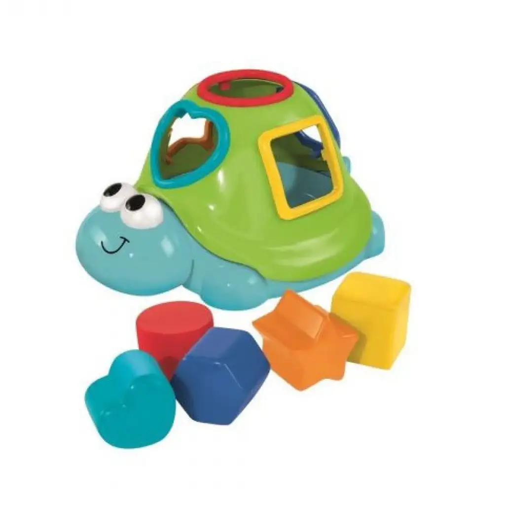 ABC schwimmende Schildkröte mit Formsortierwürfeln - Simba Toys kép 3