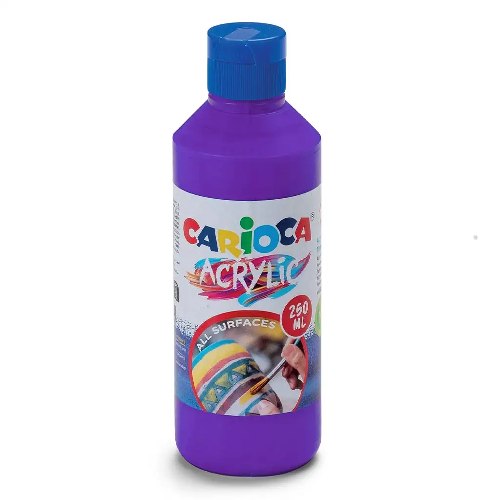 Acrylfarbe 250ml in Lila - Carioca