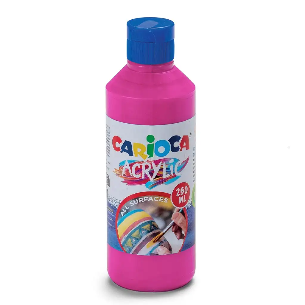 Acrylfarbe 250ml in Rosa - Carioca