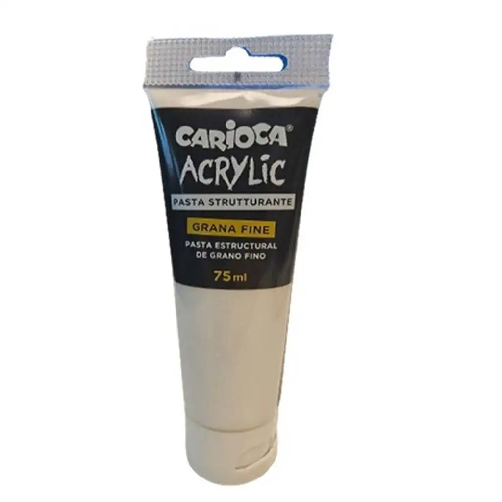 Acrylic feinkörnige Acrylstrukturpaste 75ml - Carioca