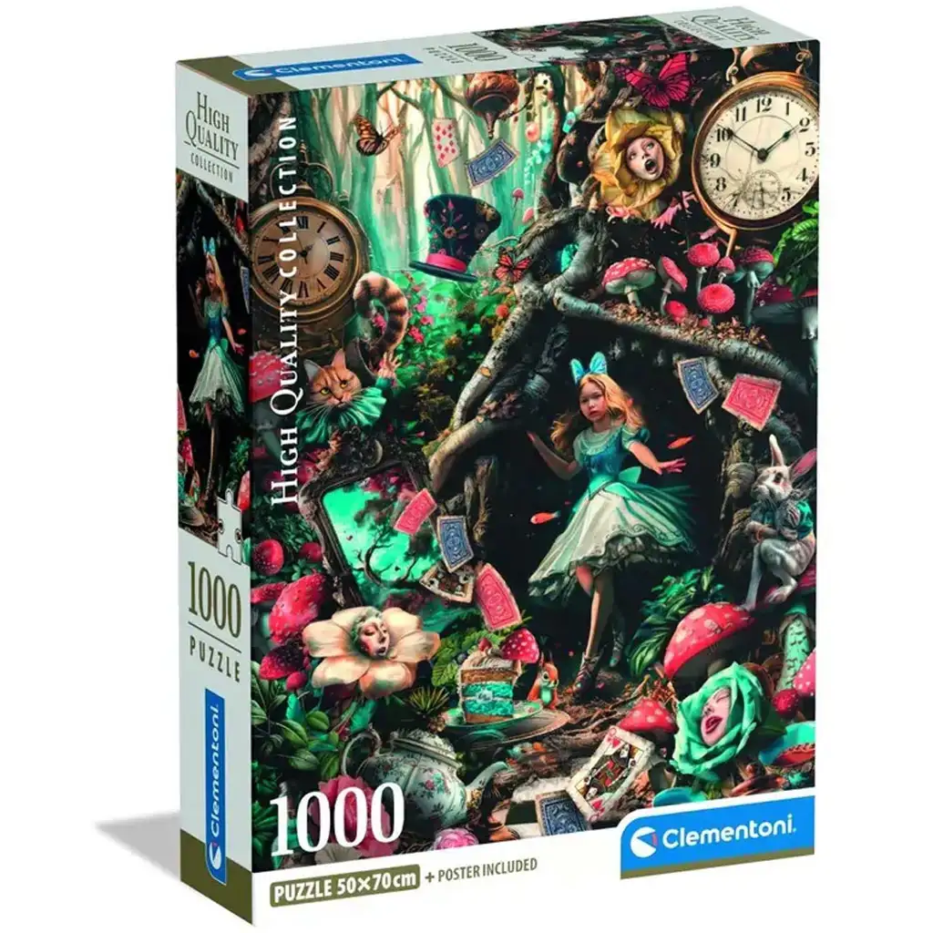 Alice im Wunderland HQC 1000-teiliges Puzzle - Clementoni