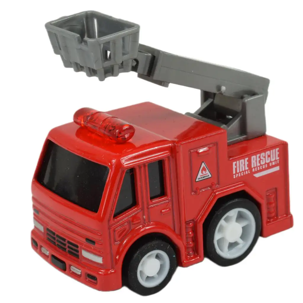 Alloy Car: Feuerwehrwagen in verschiedenen Ausführungen 5cm kép 3