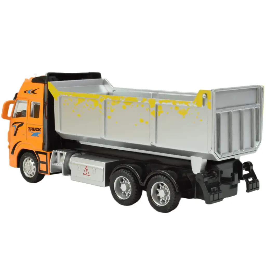 Alloy Car: Schwungrad-Kipplaster mit Licht und Ton 19cm kép 4