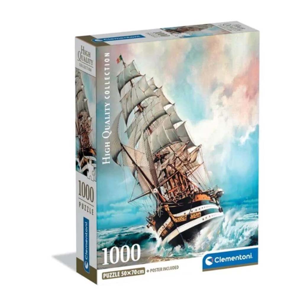 Amerigo Vespucci Schiff-Motiv HQC 1000-teiliges Puzzle - Clementoni