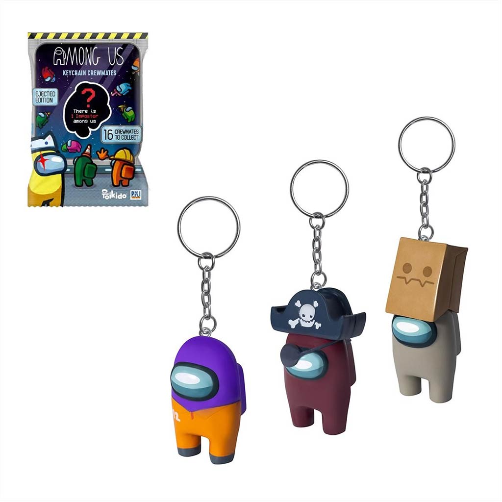 Among Us Überraschungsfigur Schlüsselanhänger im Beutel, verschiedene Arten