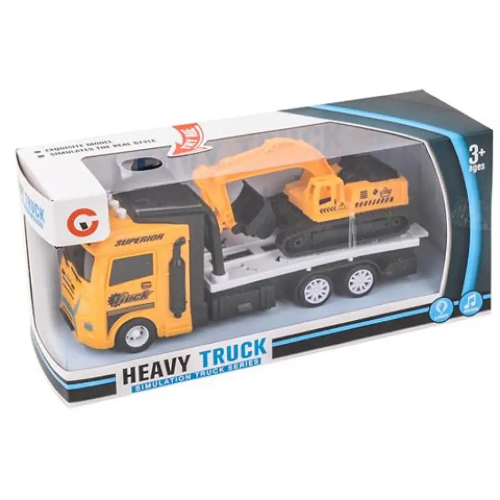 Anhänger mit Arbeitsmaschine, Licht- und Soundeffekten