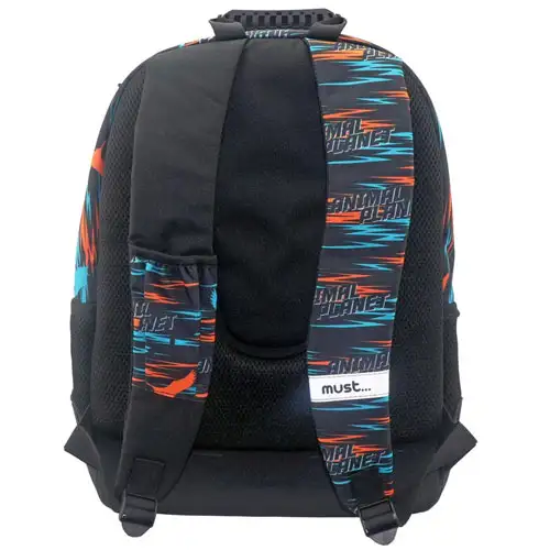 Animal Planet Iberischer Luchs abgerundeter Schulranzen, Rucksack 33x16x45cm kép 2