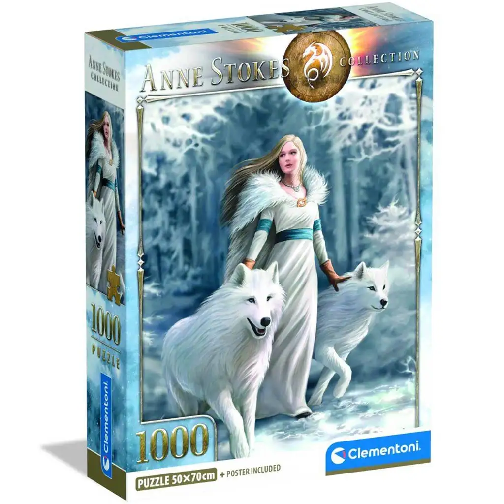 Anne Stokes – Wächter des Winters 1000-teilige Puzzle - Clementoni