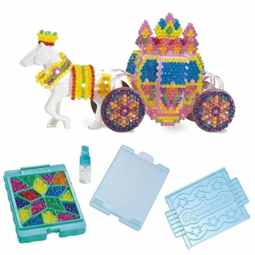 Aqua Beads 3D glitzernde Kutsche Kreativ-Set kép 2