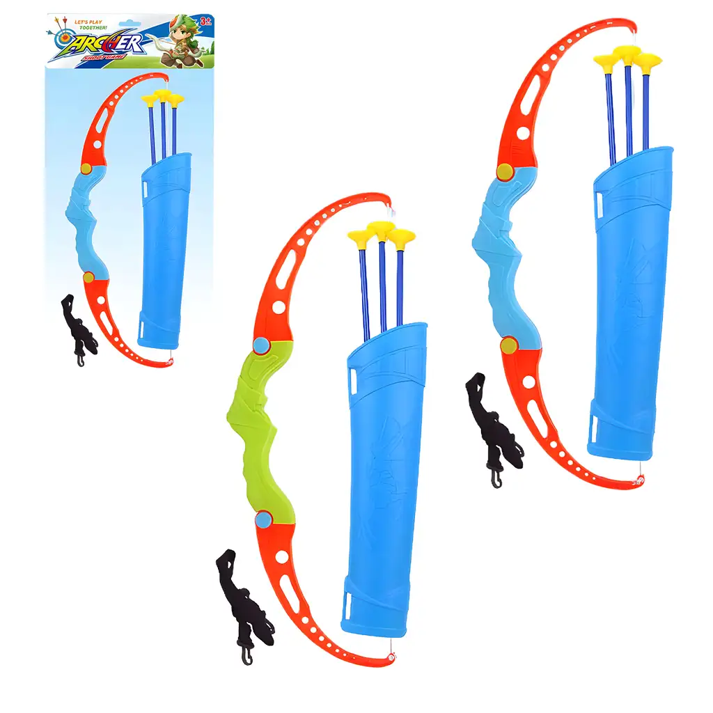 Archer: Bogenset in zwei Varianten mit 3 Pfeilen 57cm