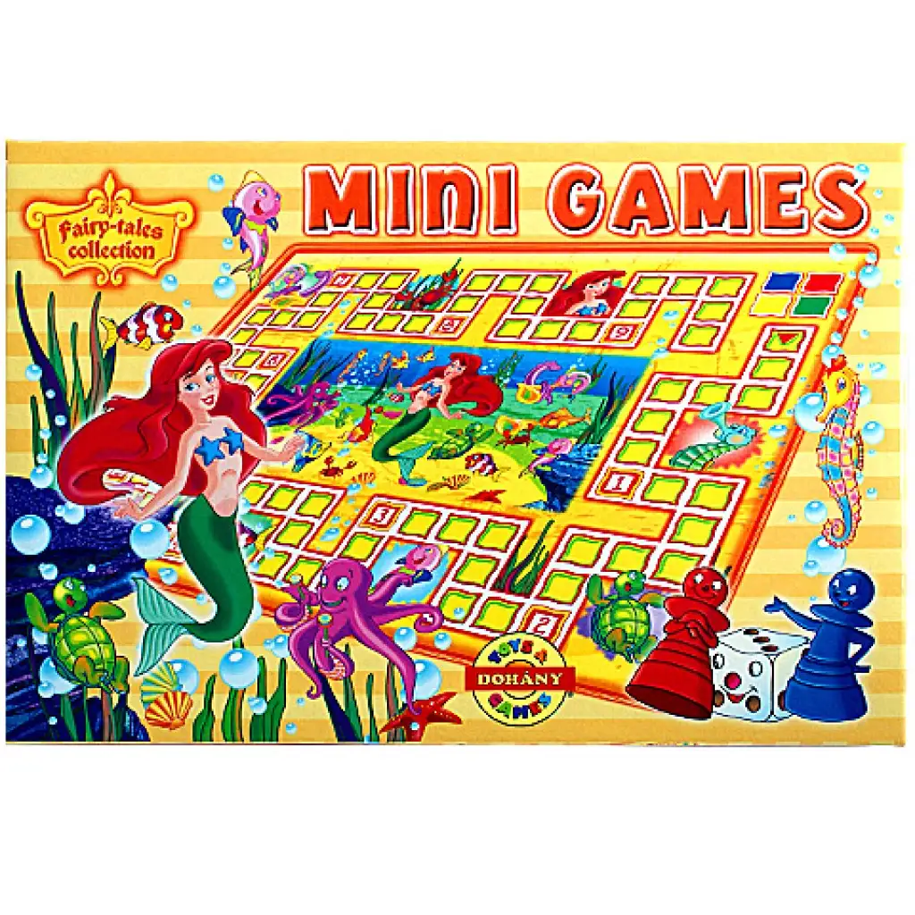 Ariel, die kleine Meerjungfrau Mini-Brettspiel - D-Toys