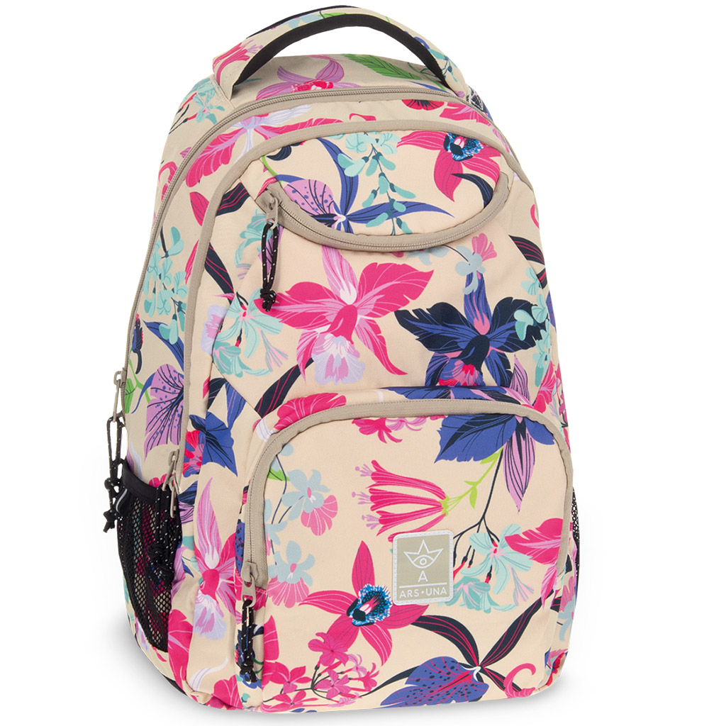 Ars Una: Beach Flowers Schulranzen, Rucksack 34x45x26cm