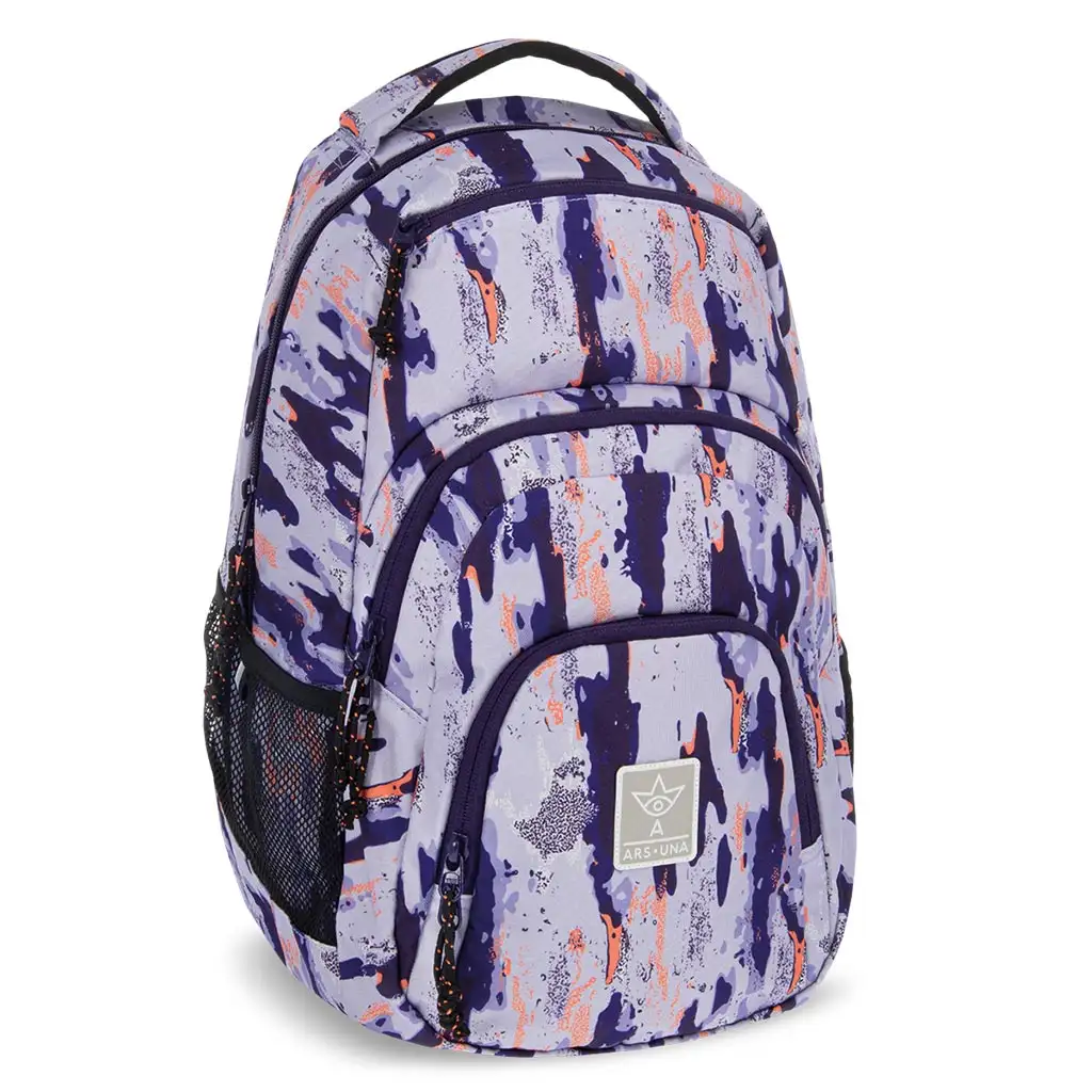 Ars Una: Camouflage AU-2 Schultasche, Rucksack 32x46x22 cm