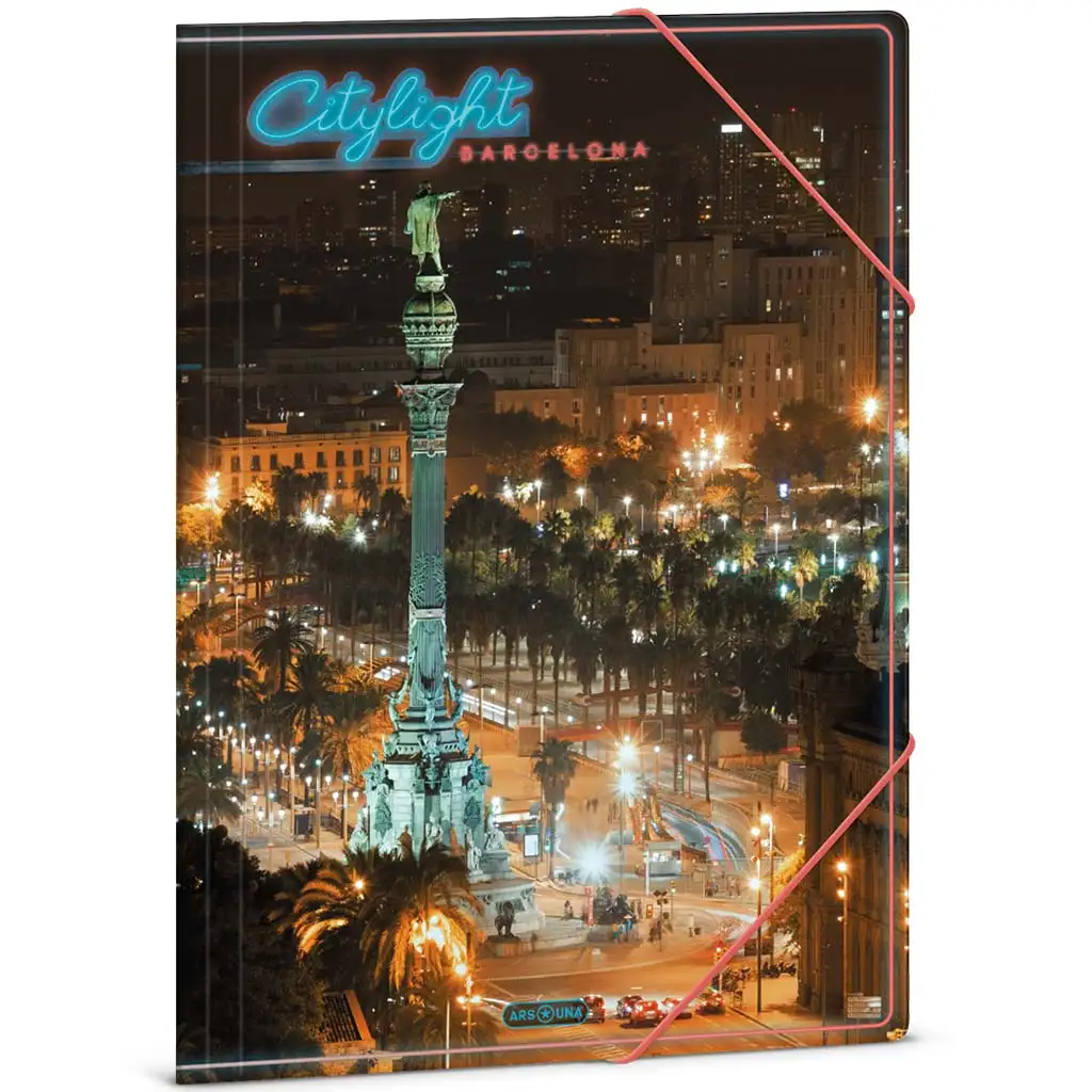 Ars Una: Citylight Barcelona A/4 Gummimappe