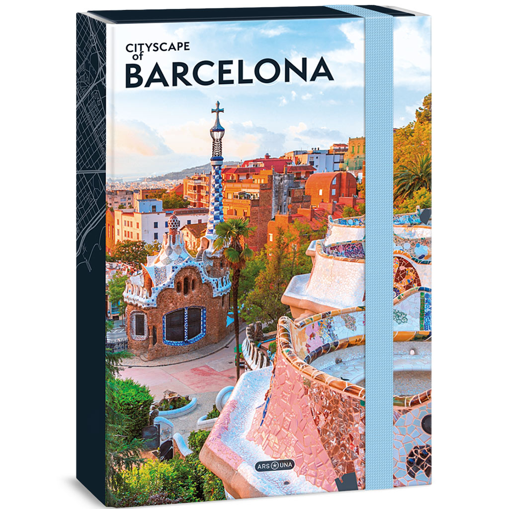 Ars Una: Cityscape-Barcelona A/4 Heftbox