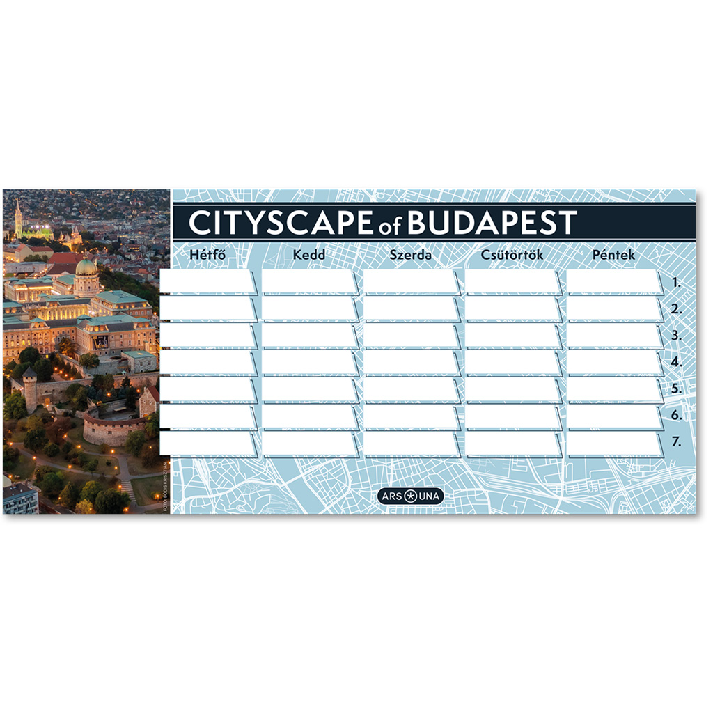 Ars Una: Cityscape einseitiger, zweiseitiger Stundenplan