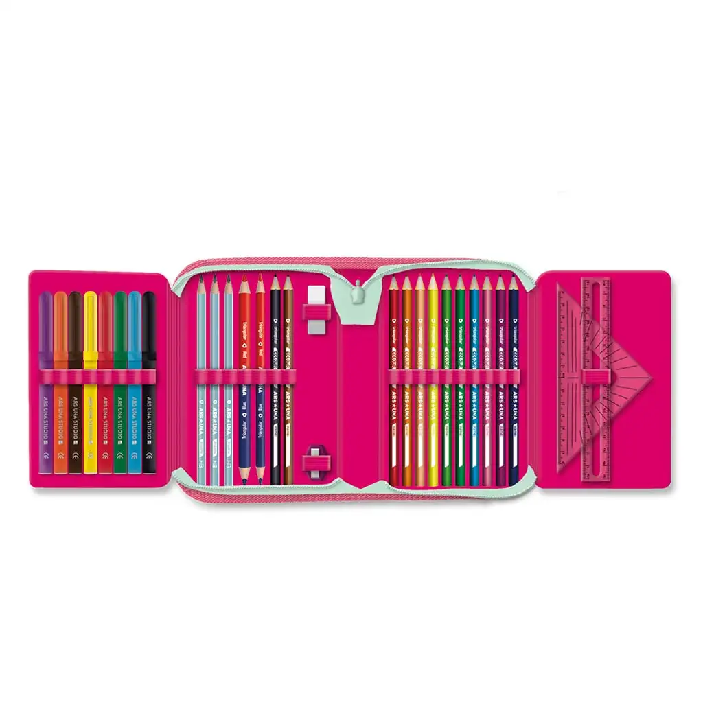 Ars Una: Cute Animals Doggie gefülltes Federmäppchen 12,8x19,3x3,6 cm kép 2