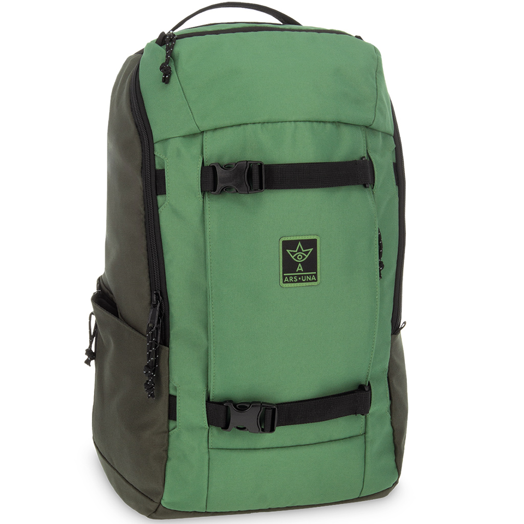 Ars Una: Explorer grüner AU-15 Schulranzen, Rucksack 28x48x19cm