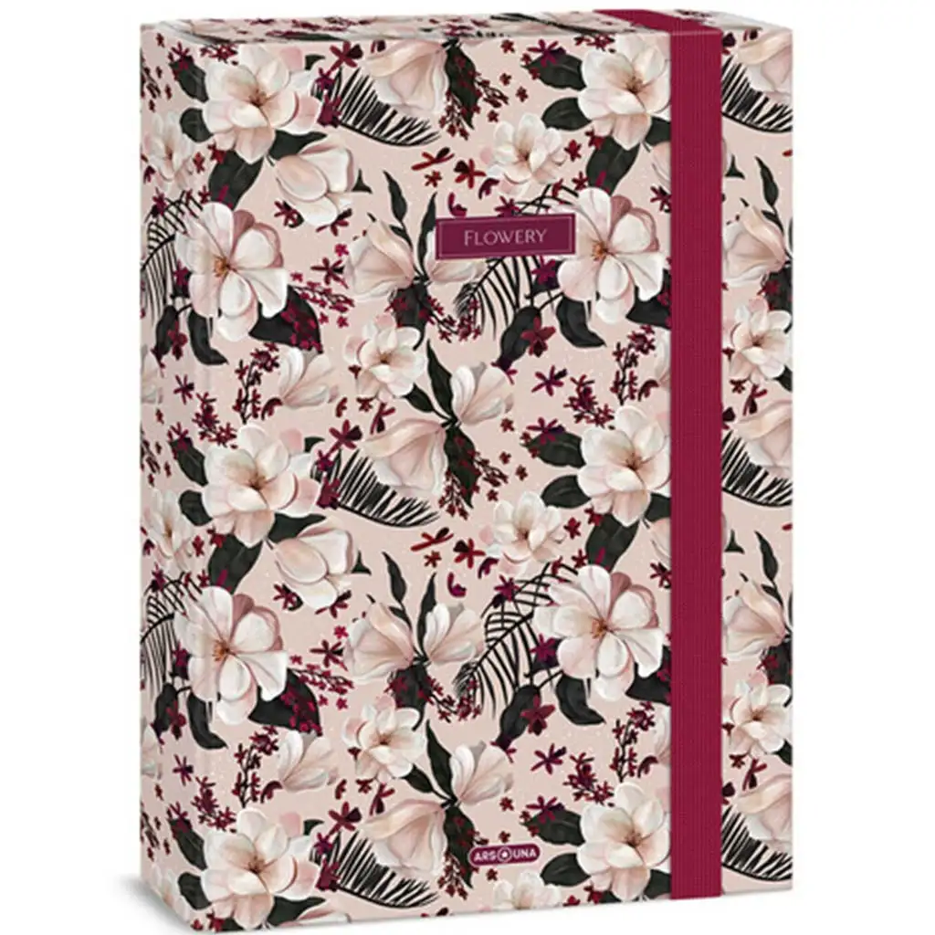Ars Una: Flowery Pink A4-Heftbox