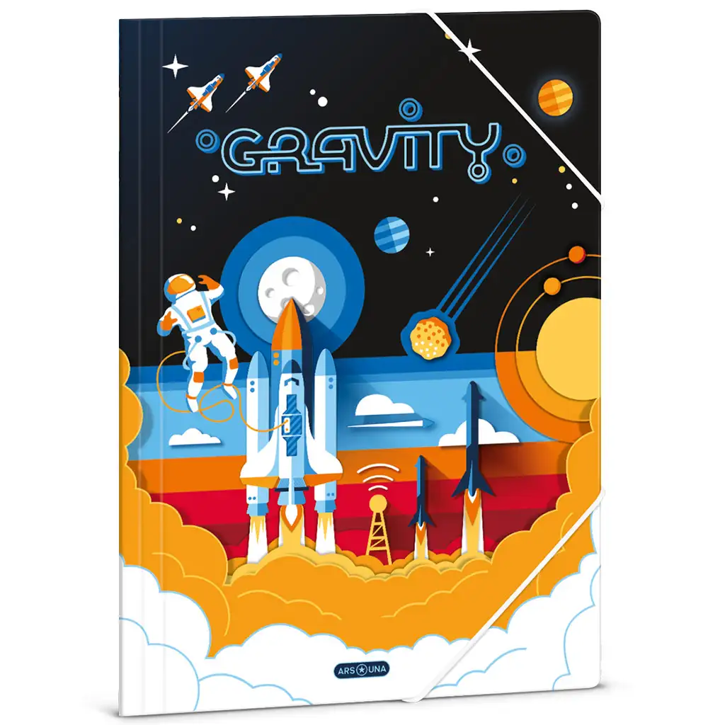 Ars Una: Gravity Astronauten Gummibandmappe A/4