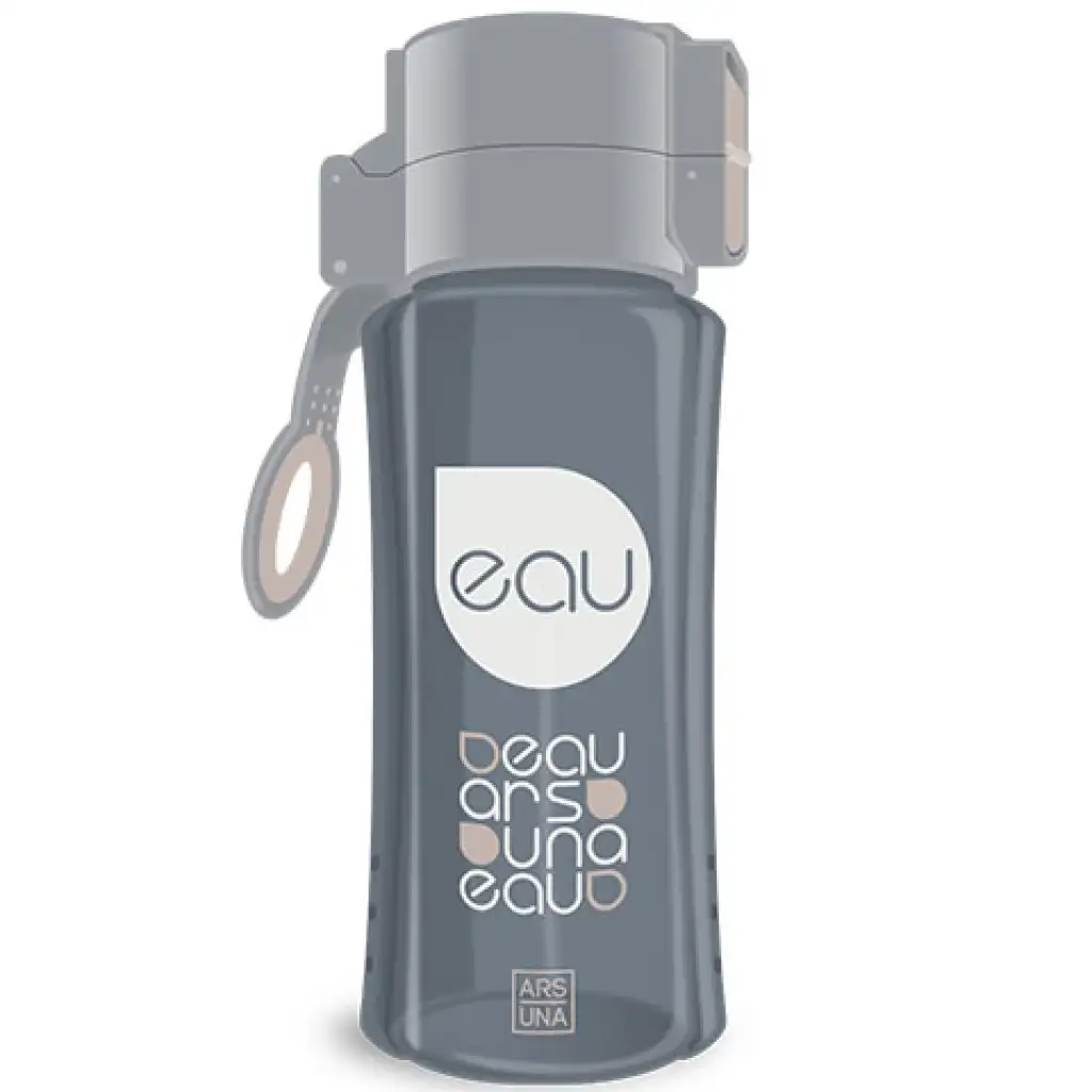 Ars Una: Hellegraue BPA-freie Trinkflasche 450ml