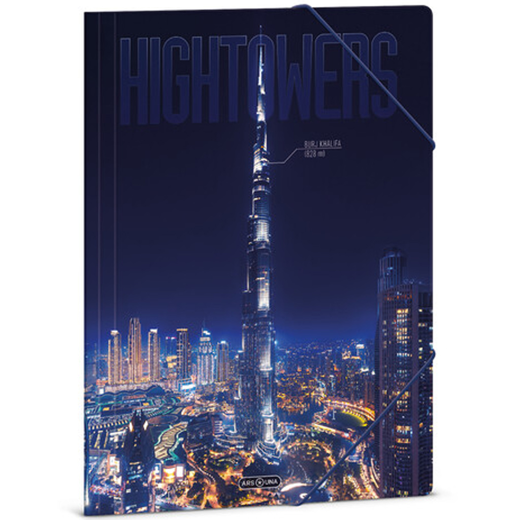 Ars Una: Hightower-Burjkhalifa Gummibandmappe A/4