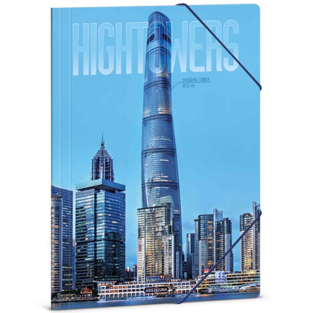 Ars Una: Hightower-Shanghai Tower A4-Gummimappe