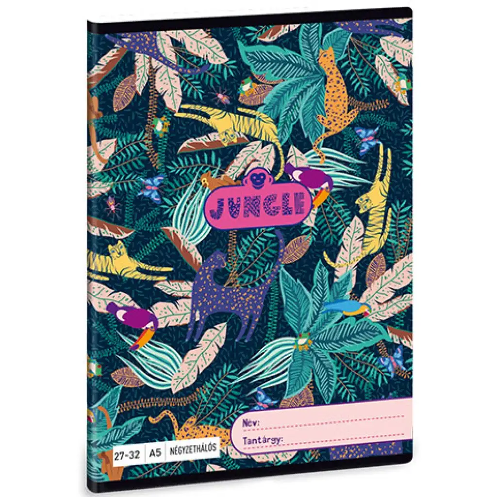 Ars Una: Jungle kariertes Heft A/5 27-32