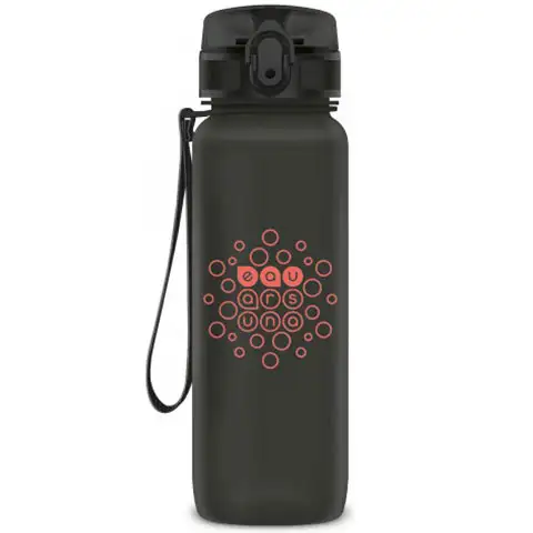 Ars Una: Matt dunkelgraue BPA-freie Trinkflasche 800ml