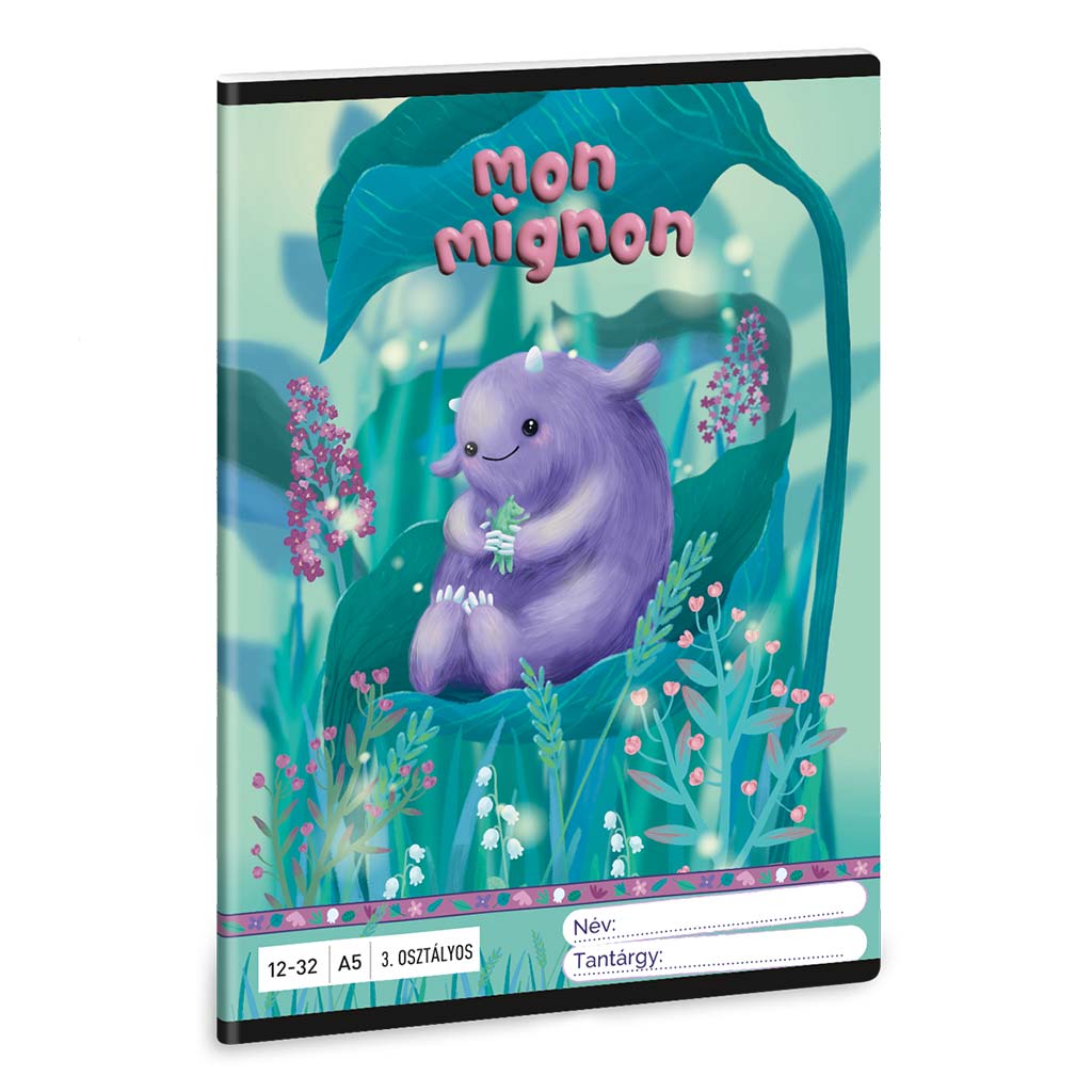 Ars Una: Mon Mignon A/5 Schreibheft für die 3. Klasse, liniert, 12-32