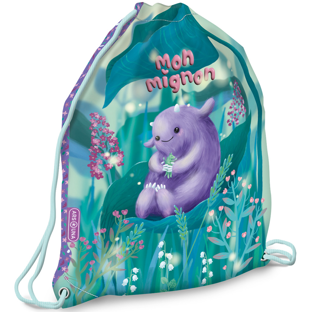 Ars Una: Mon Mignon Turnbeutel, Sportbeutel 32x42 cm