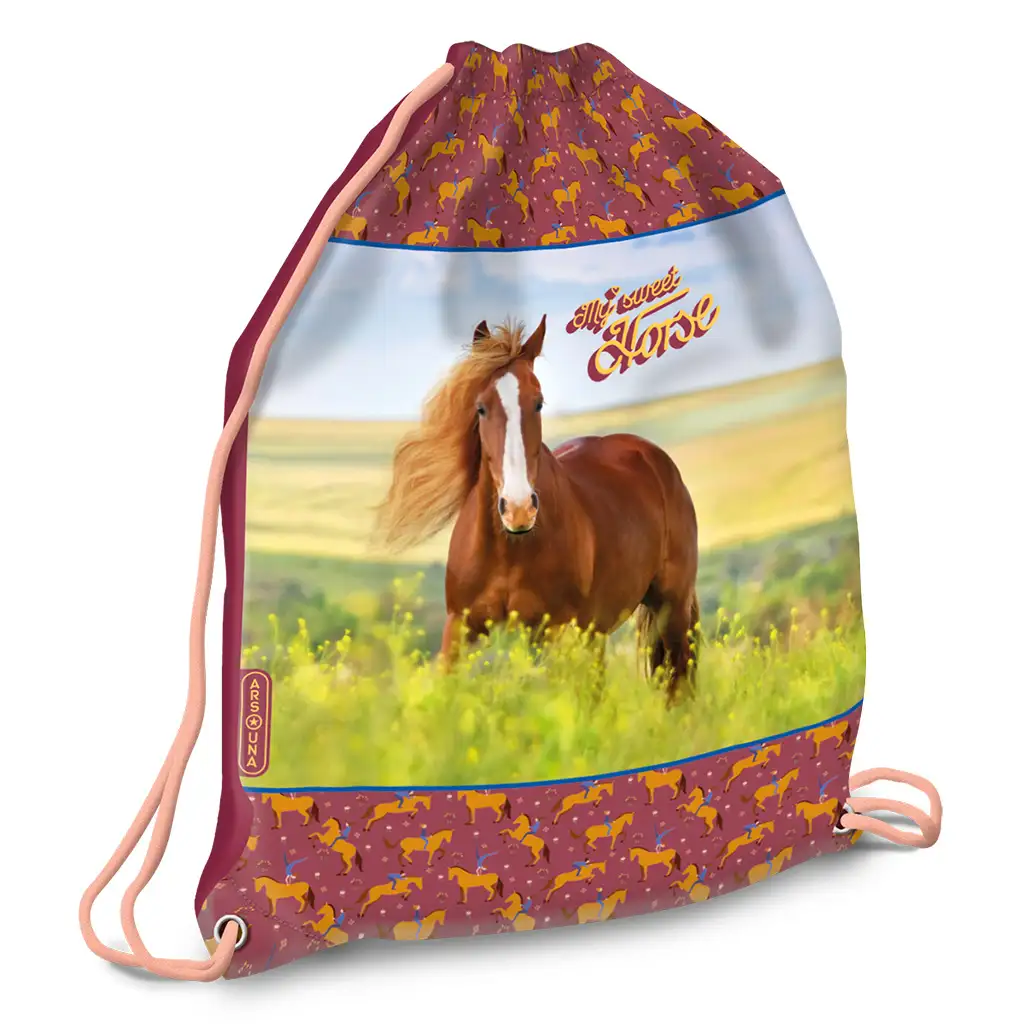 Ars Una: My Sweet Horse Turnbeutel, Sportbeutel 32x42cm