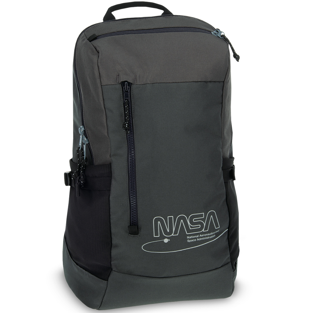 Ars Una: NASA grauer AU-16 Schulranzen, Rucksack 32x50x18cm