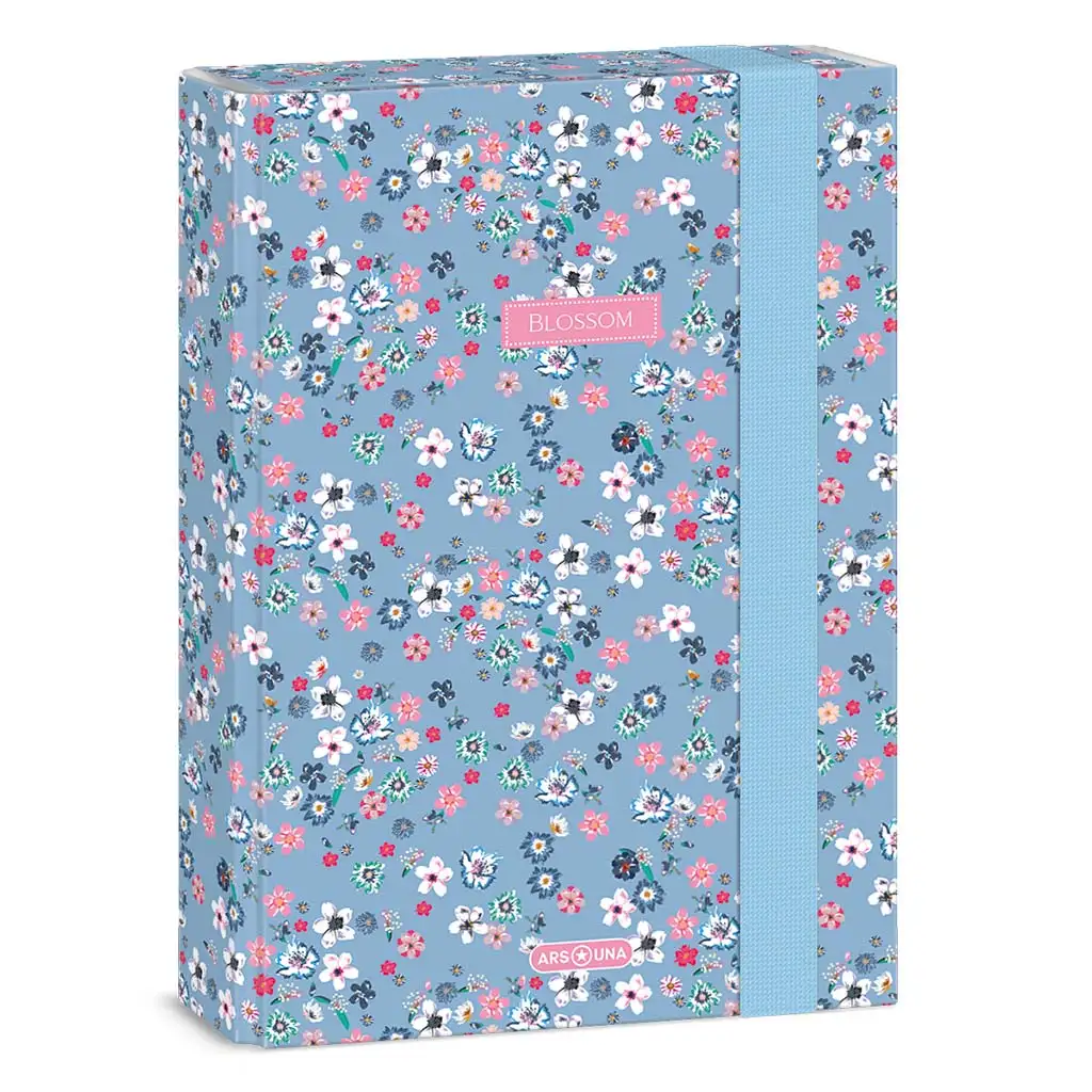 Ars Una: Pearl Blossom blau A/5 Heftbox