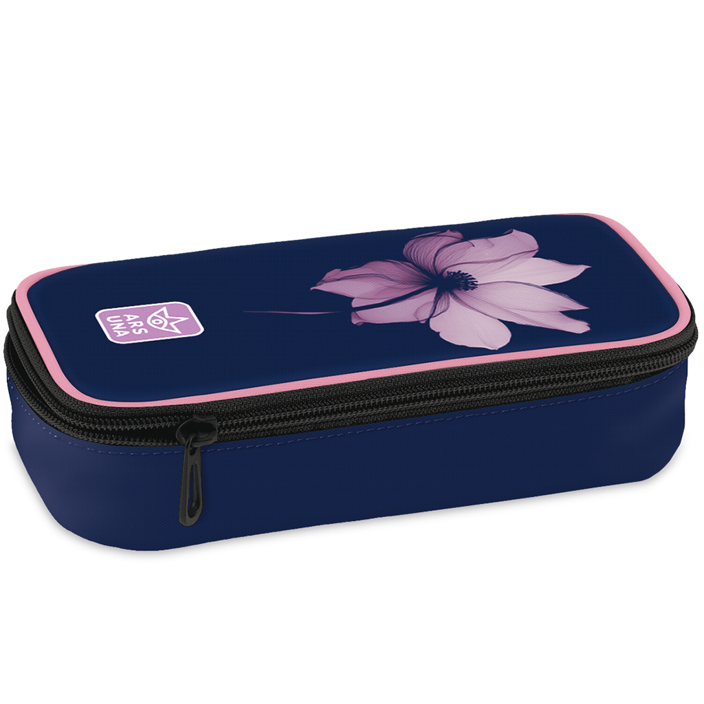 Ars Una: Pink Shade Blumen-Federmäppchen für Teenager 22,5x6x11,5 cm
