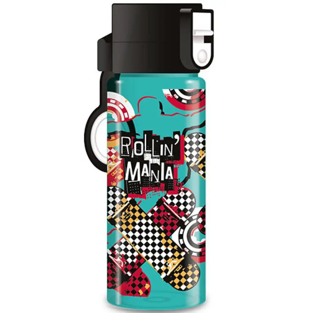 Ars Una: Rollin Mania Skateboard BPA-freie Flasche 475ml