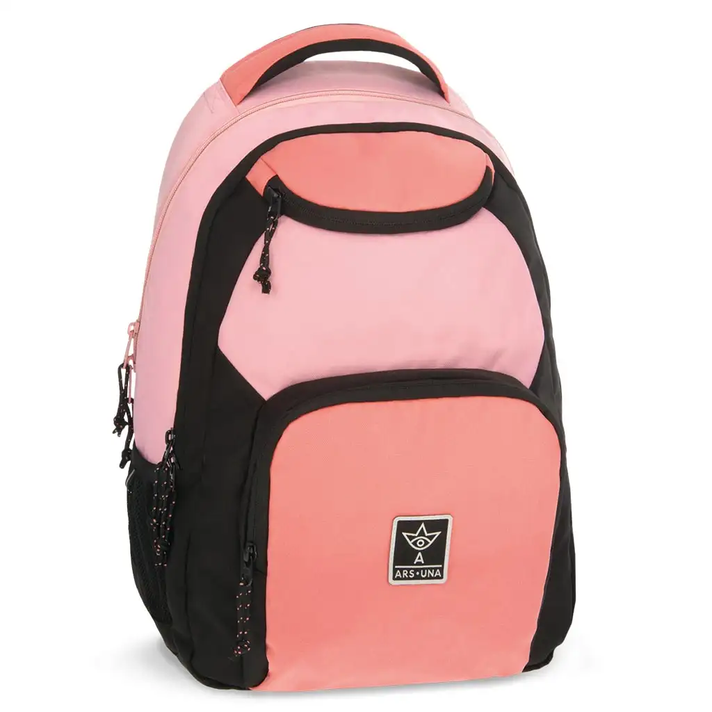 Ars Una: Rose Black AU-6 Schultasche, Rucksack 34x45x26 cm